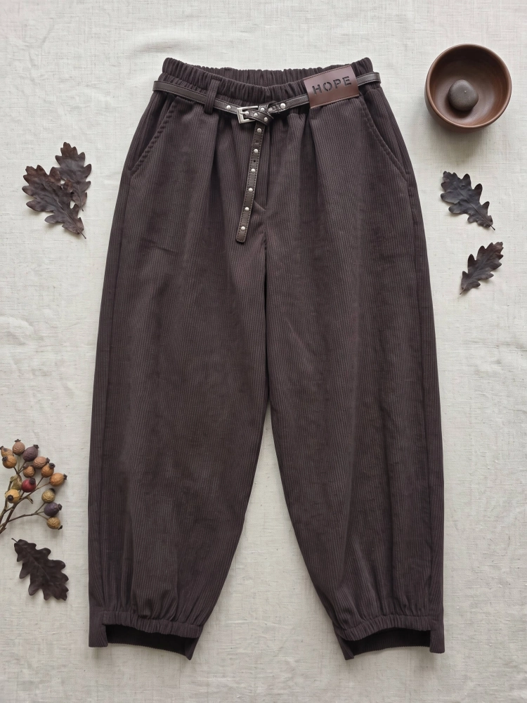 spodnie-sztruksowe-hope-ciemna-czekolada-baggy-balloon-oversize-guma-w-pasie-butik-szykownia-3